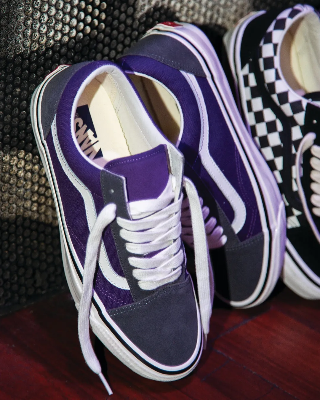 PREMIUM OLD SKOOL GREY/PURPLE