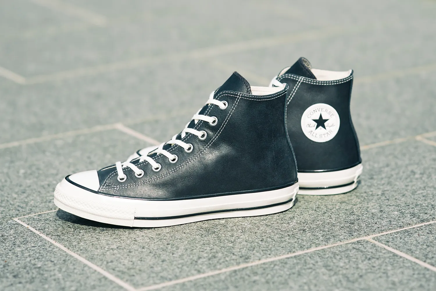 オールスター エイジド ワックスドレザー HI