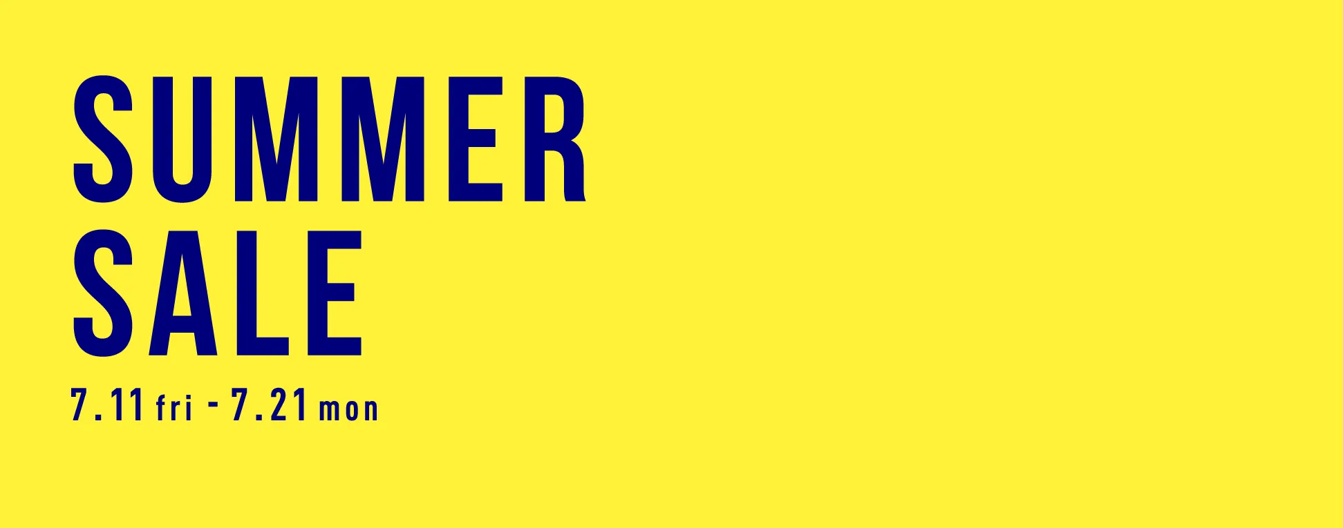 SUMMER SALE