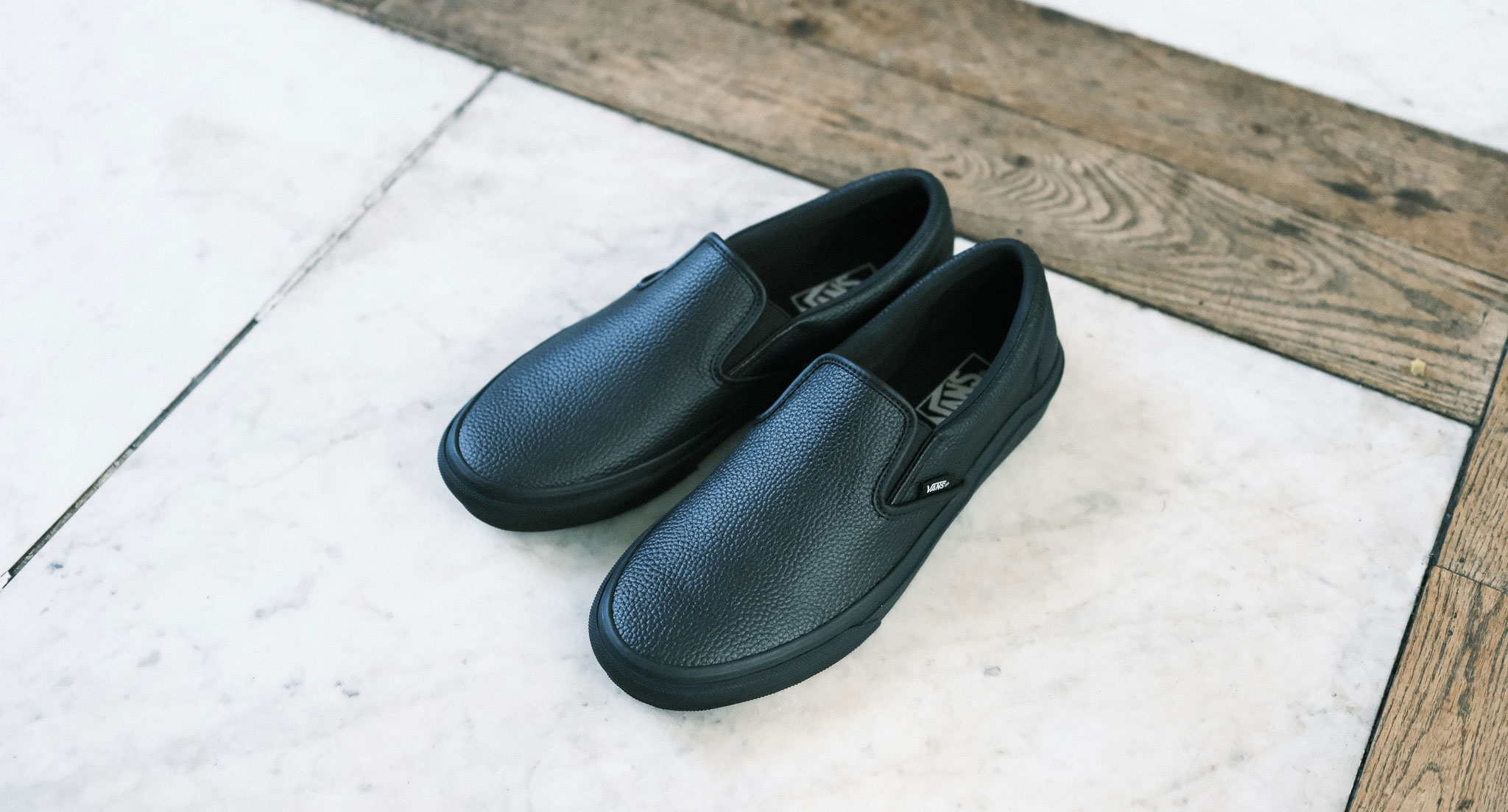 VANS SLIP-ON LEATHER