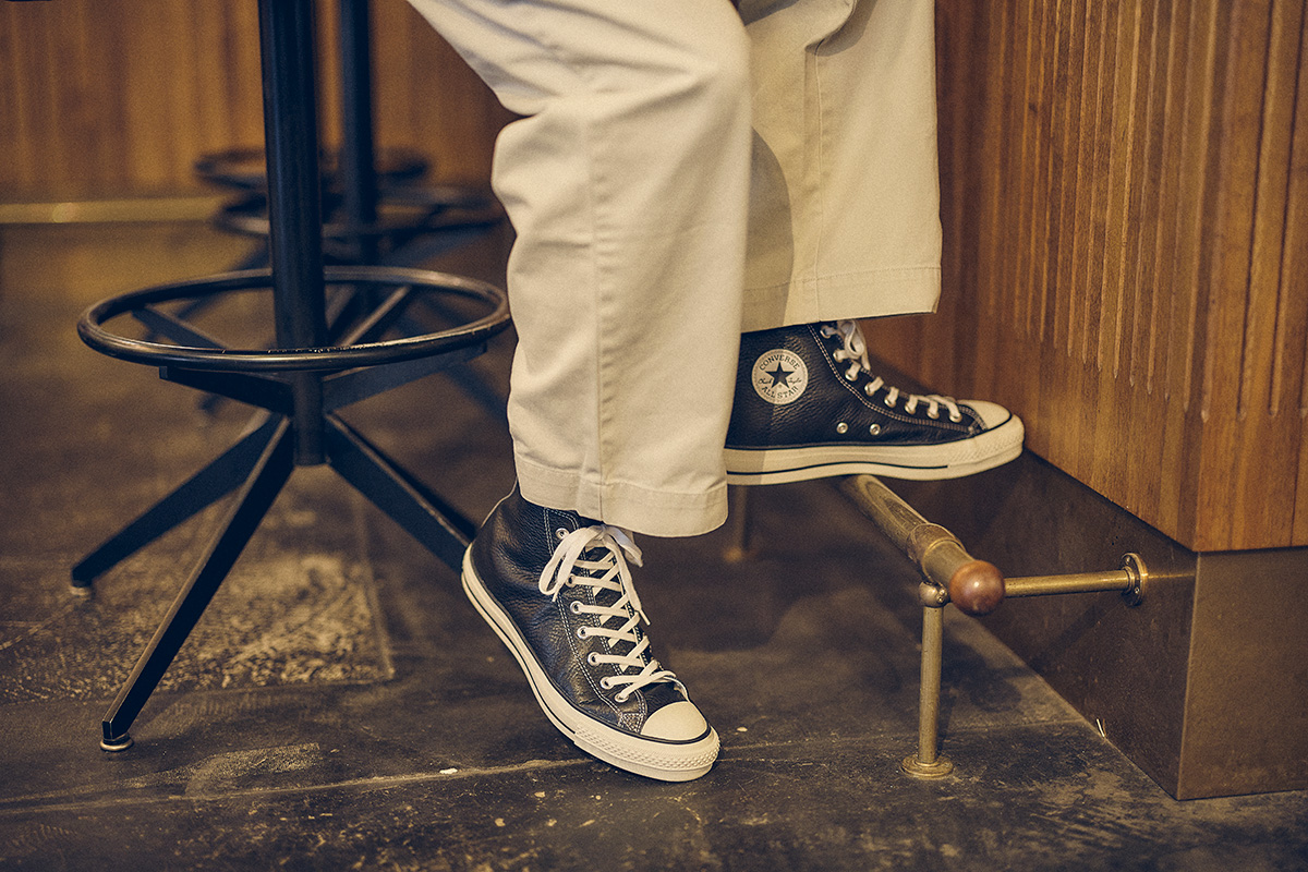 BILLY'S別注　LEATHER ALL STAR J HI オールスター