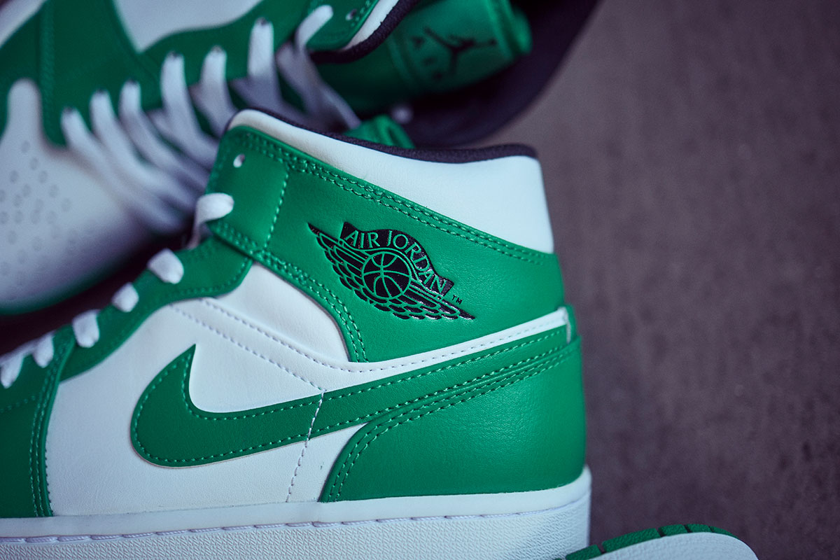 JORDAN BRAND AIR JORDAN 1 MID & LOW “ LUCKY GREEN ”