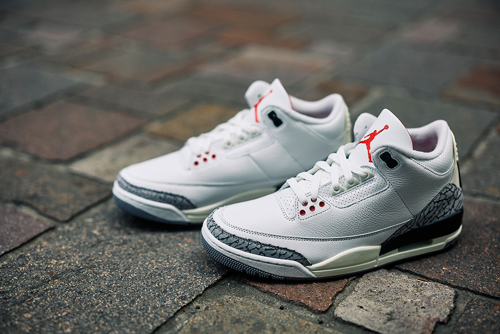 Nike Jordan3 Retro White Cement 24cm