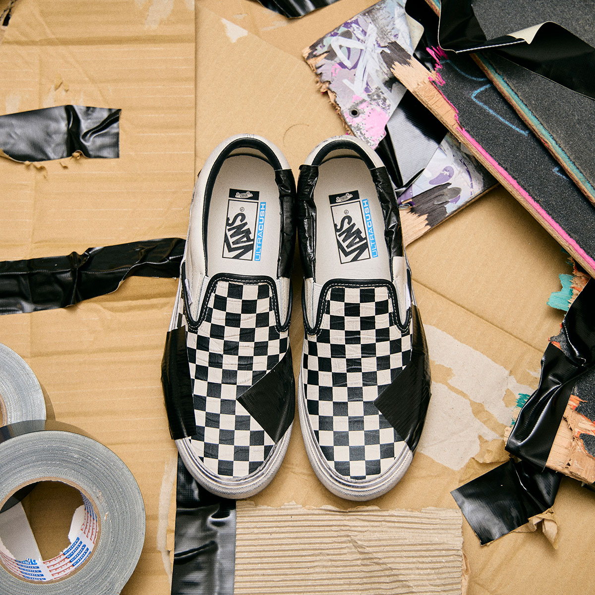 VANS　Vault 　スリッポン　ダクトテープ