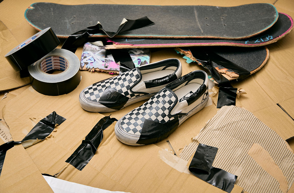 VANS　Vault 　スリッポン　ダクトテープ