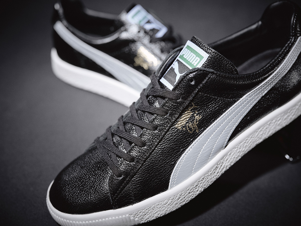 PUMA CLYDE 黒銀