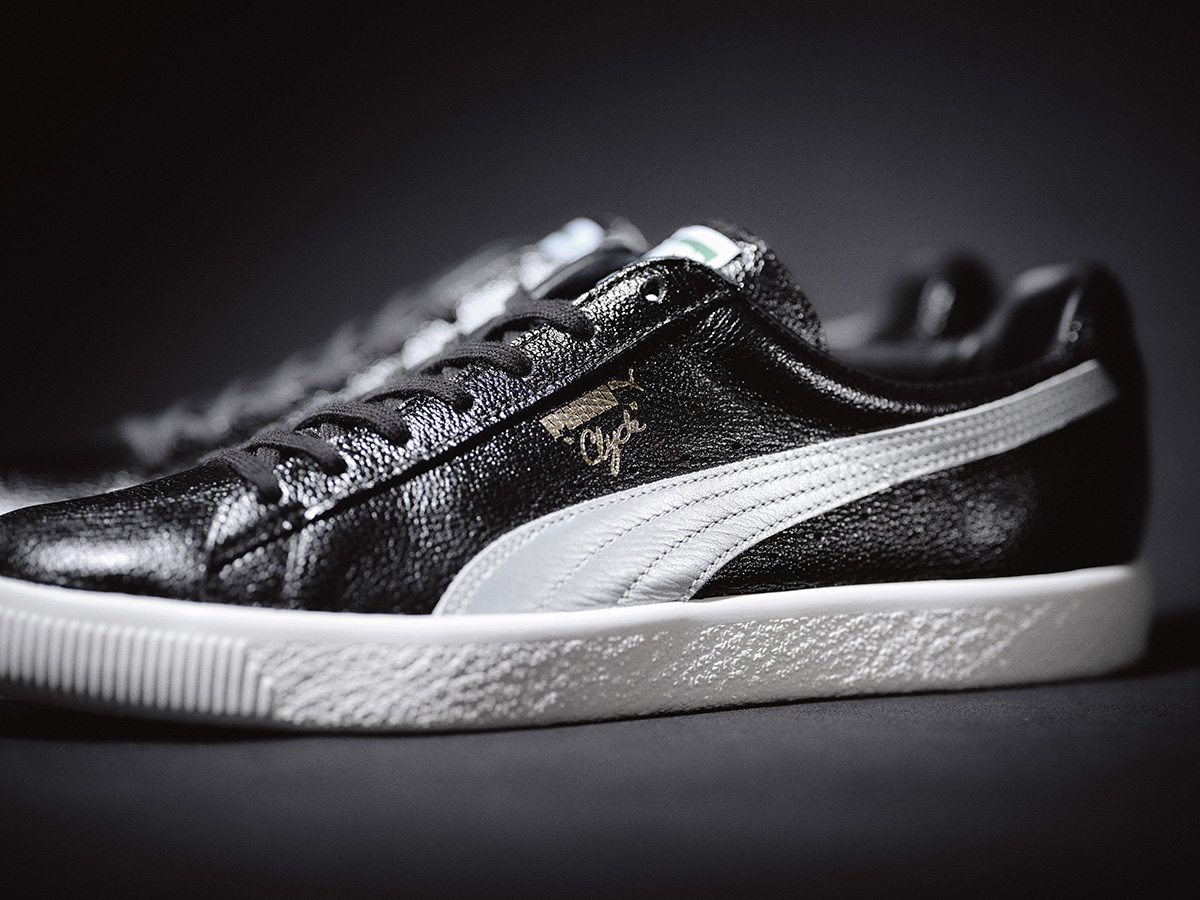 PUMA CLYDE 黒銀