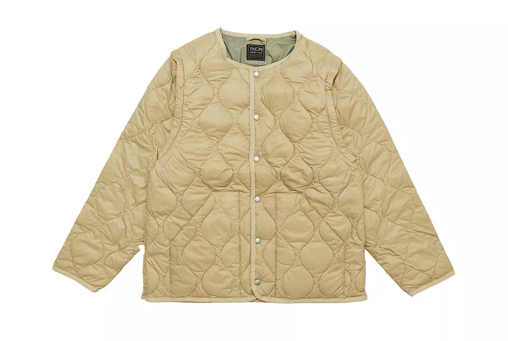 TAION MILITARY DETACHABLE SHOULDER DOWN JACKET