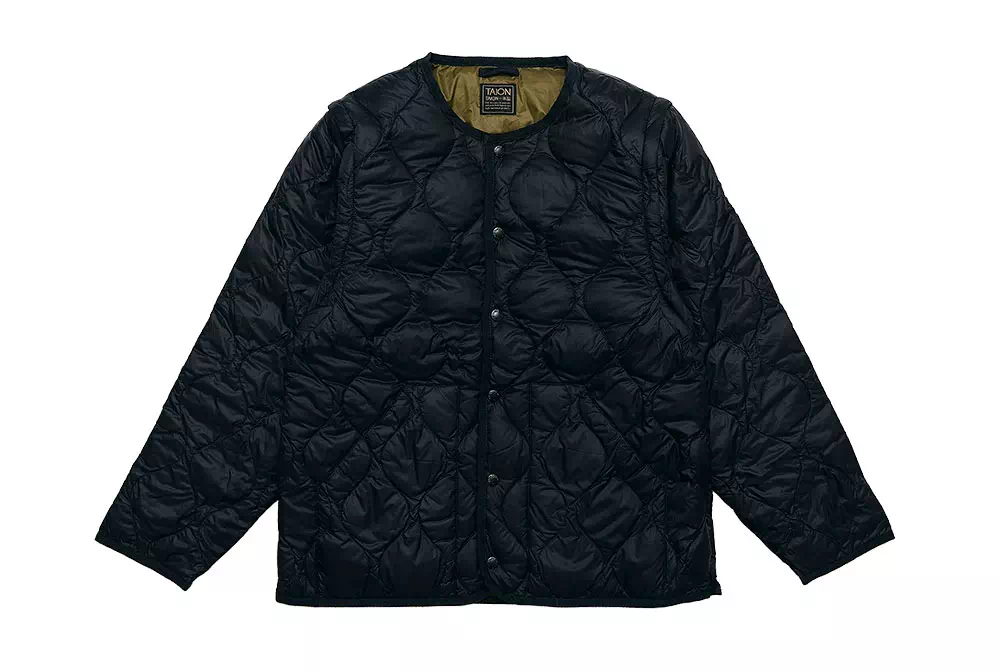 TAION MILITARY DETACHABLE SHOULDER DOWN JACKET
