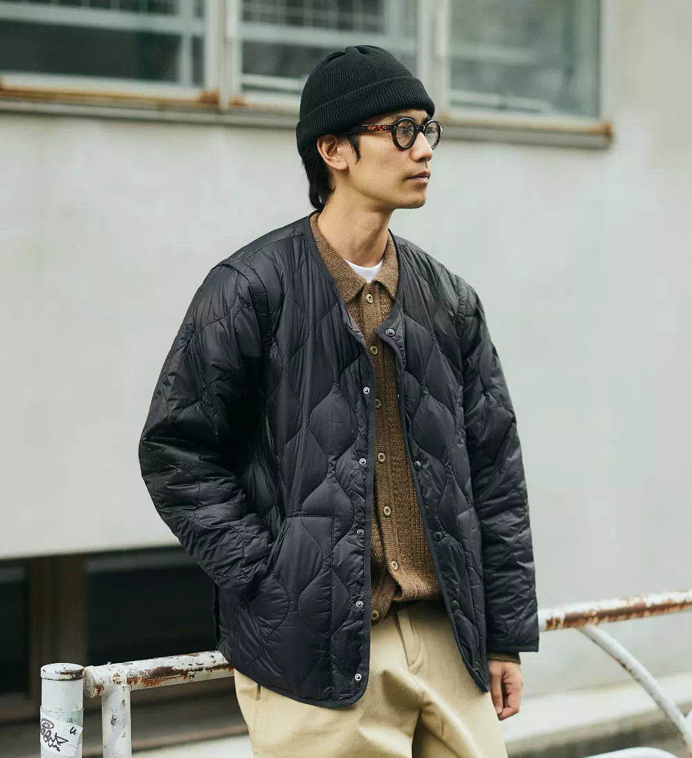 TAION MILITARY DETACHABLE SHOULDER DOWN JACKET
