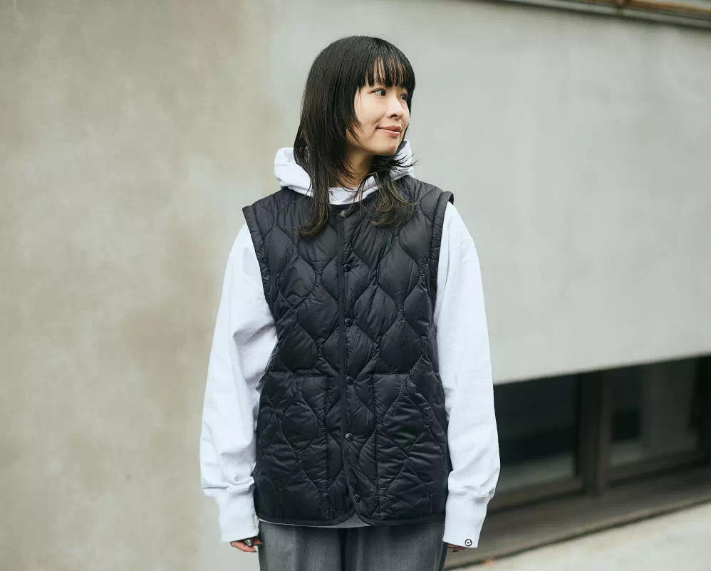 TAION MILITARY DETACHABLE SHOULDER DOWN JACKET