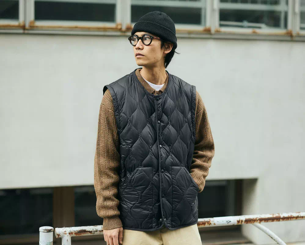 TAION MILITARY DETACHABLE SHOULDER DOWN JACKET