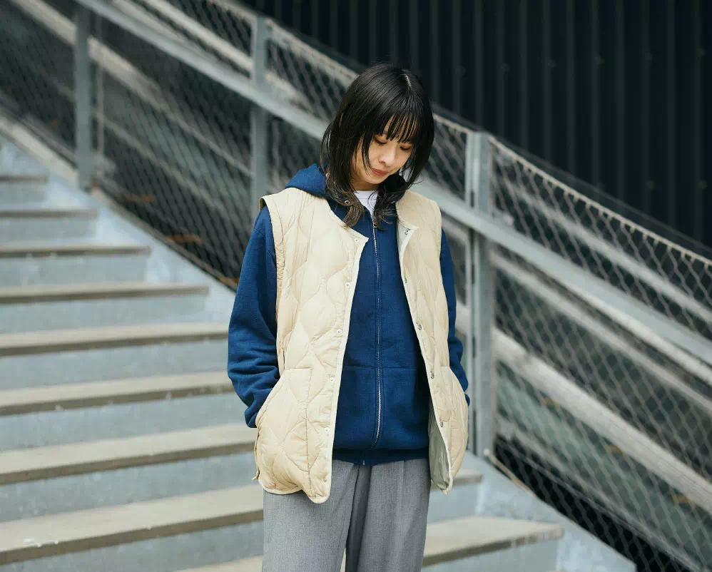 TAION MILITARY DETACHABLE SHOULDER DOWN JACKET