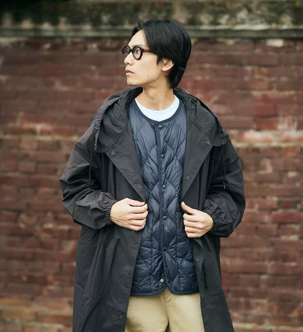 TAION MILITARY DETACHABLE SHOULDER DOWN JACKET