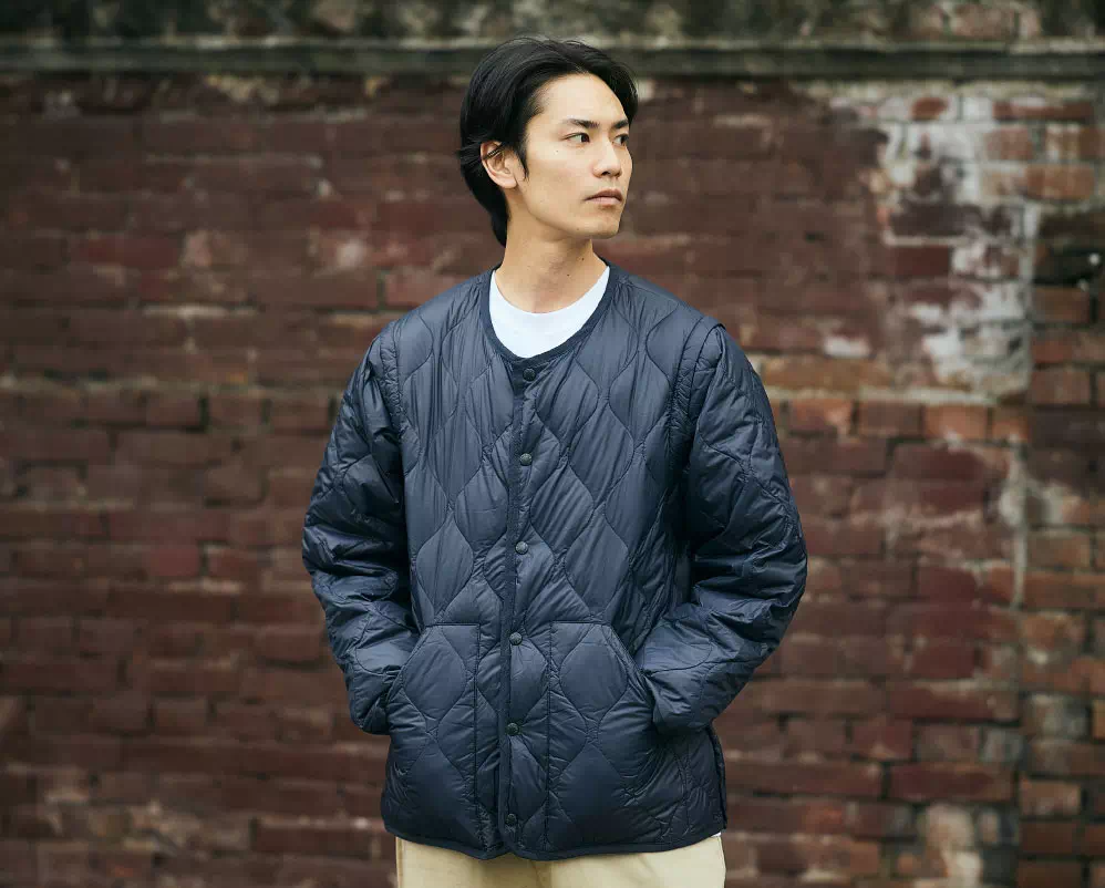 TAION MILITARY DETACHABLE SHOULDER DOWN JACKET