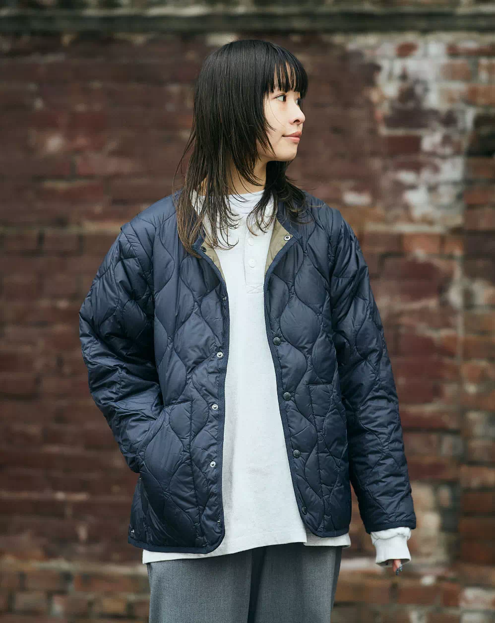 TAION MILITARY DETACHABLE SHOULDER DOWN JACKET