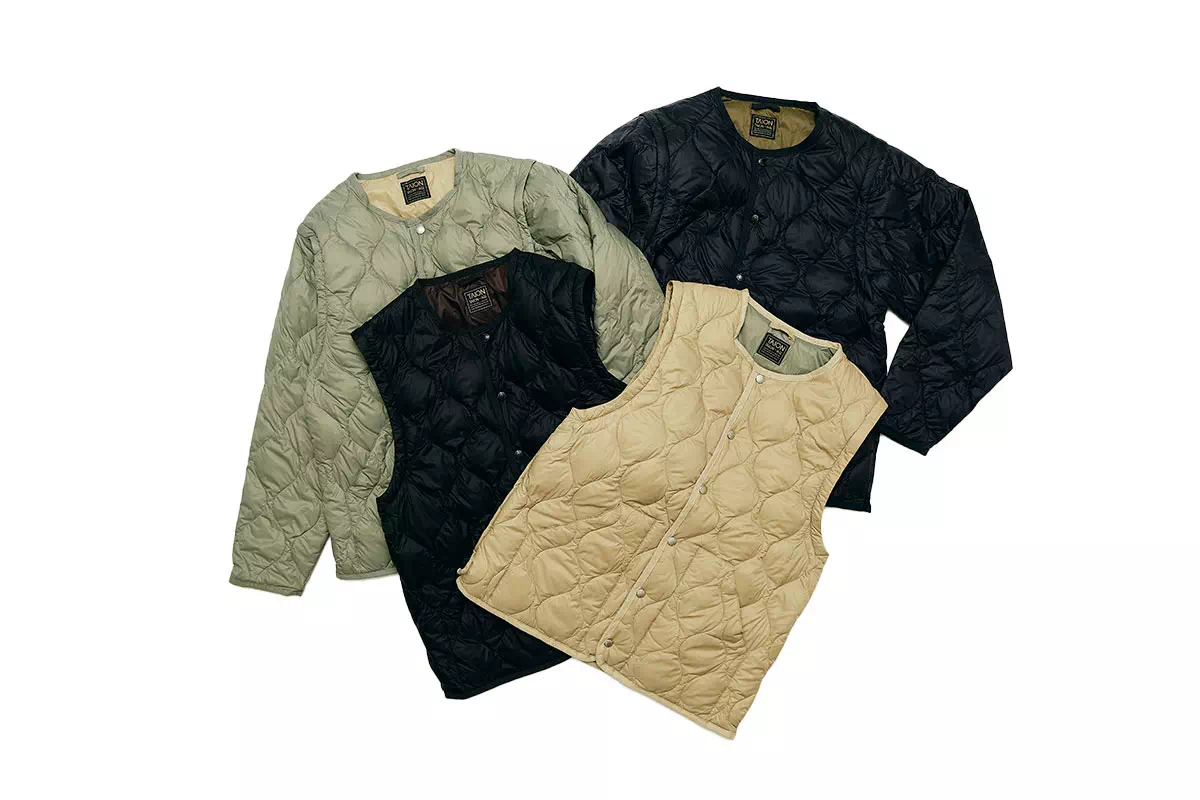 TAION MILITARY DETACHABLE SHOULDER DOWN JACKET