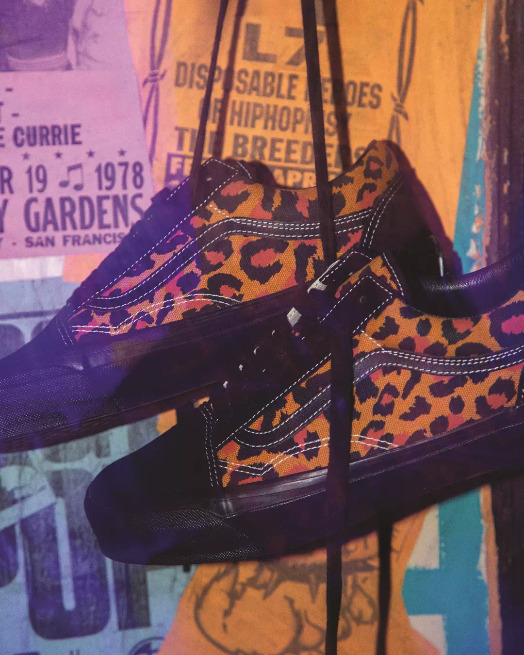PREMIUM OLD SKOOL LEOPARD BLACK/BLACK