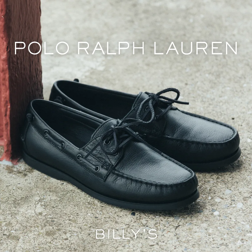 POLO RALPH LAUREN MERTON BOAT “TRIPLE BLACK”