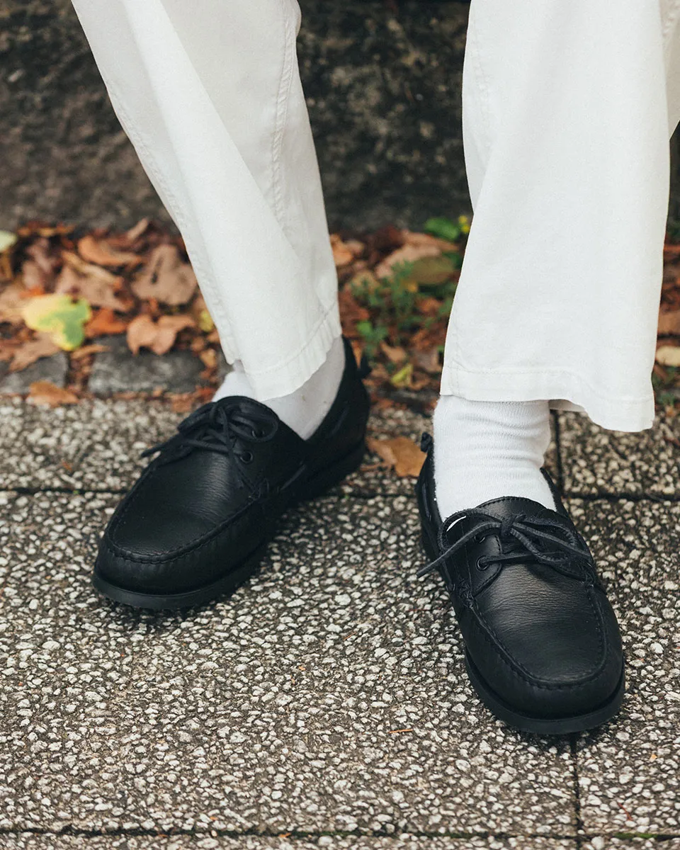 POLO RALPH LAUREN MERTON BOAT “TRIPLE BLACK”