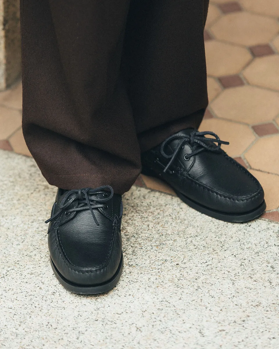 POLO RALPH LAUREN MERTON BOAT “TRIPLE BLACK”