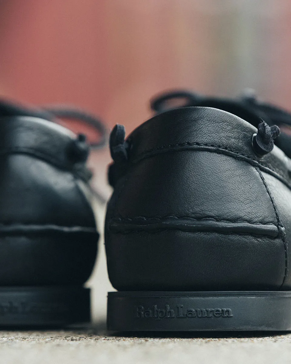 POLO RALPH LAUREN MERTON BOAT “TRIPLE BLACK”