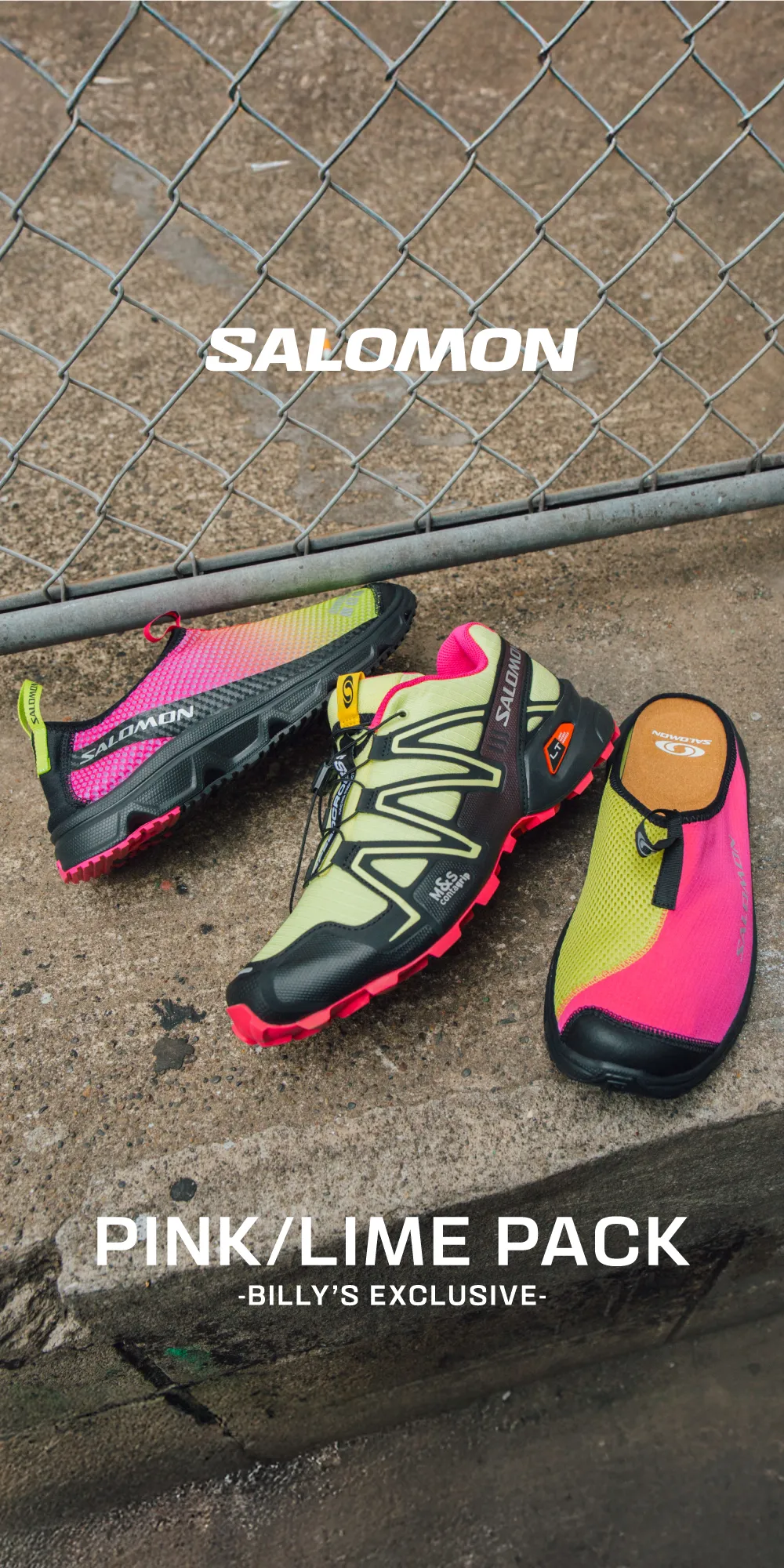 SALOMON PINK / LIME PACK