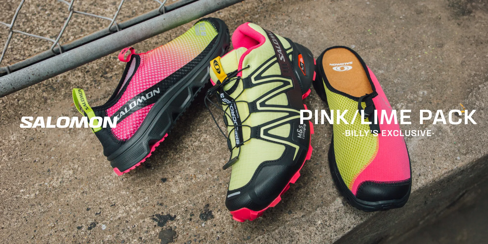SALOMON PINK / LIME PACK