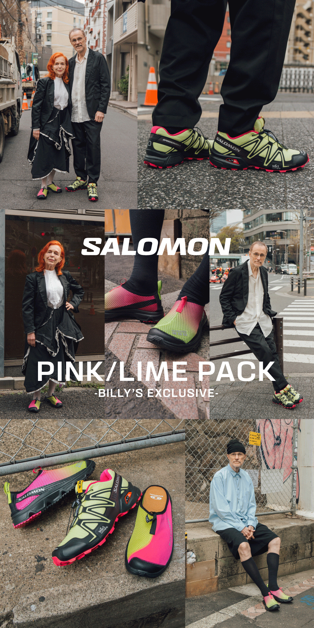 Salomon | PINK / LIME PACK