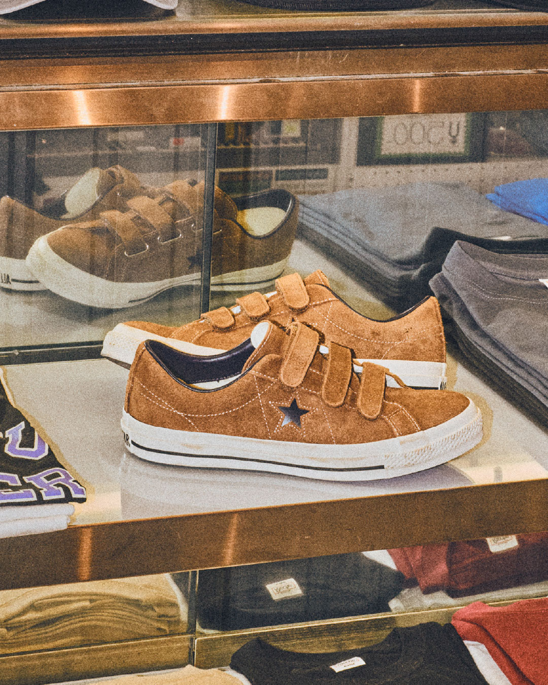 CONVERSE ONE STAR SUEDE V-3 HONEY OAK