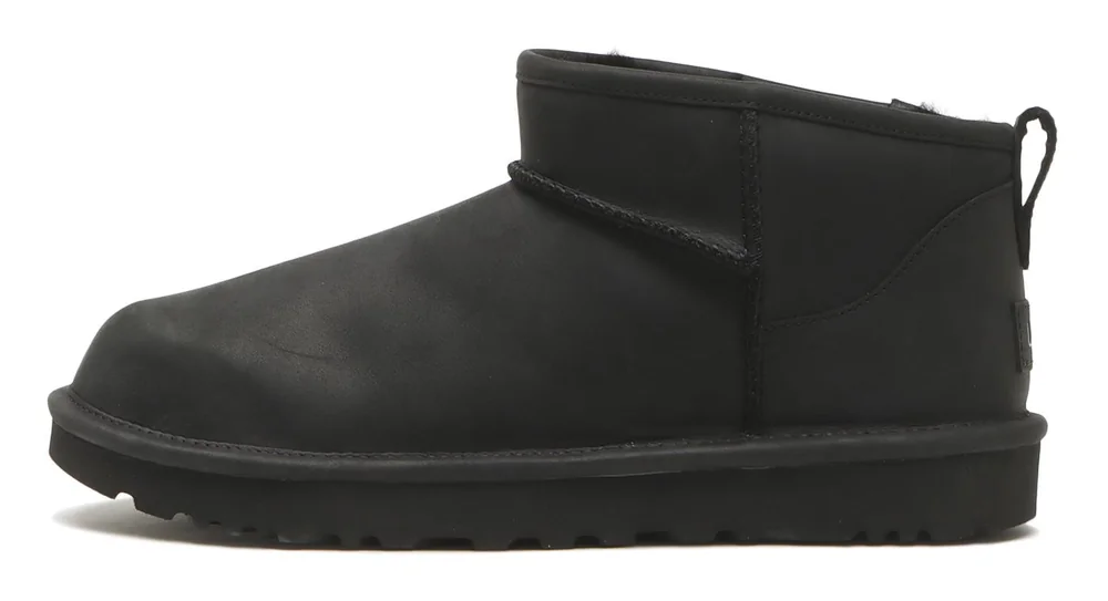 UGG W CLASSIC ULTRA MINI LTHR
