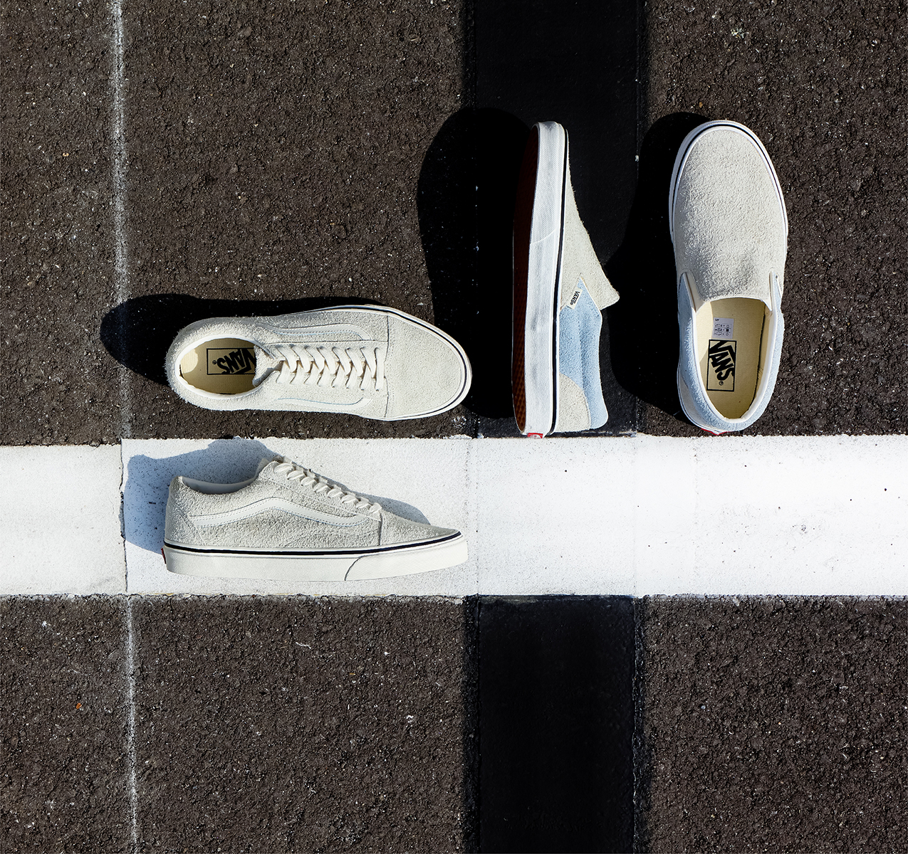 Fuzzy slide cheap on vans